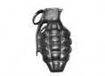 3-D HAND GRENADE BELT BUCKLE COOL